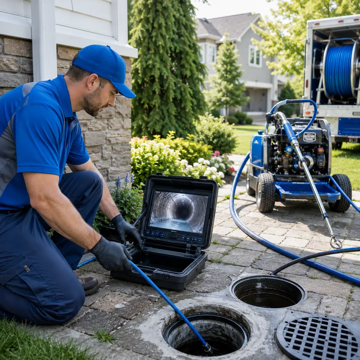 Outdoor drain cleaning professionals serving Rockingham, NC